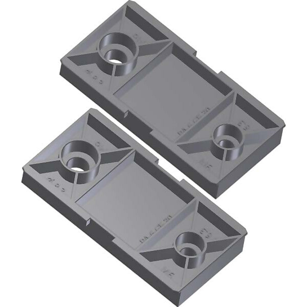 BACHMANN Steckdosenleiste Kunststoffhalterset 509.000