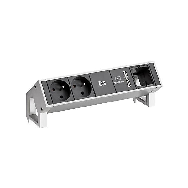 BACHMANN Steckdosenleiste 2xUTE 1xUSB 902.432