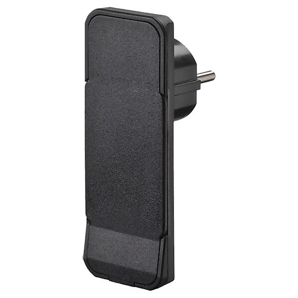 BACHMANN Schutzkont.-Flachstecker sw, ohne Ltg 933.001