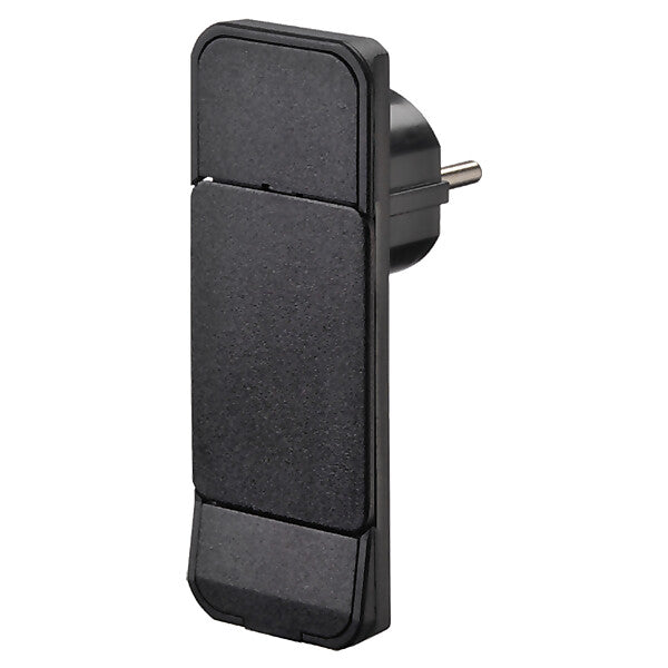 BACHMANN Schutzkont.-Flachstecker sw, ohne Ltg 933.008