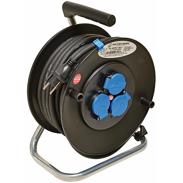 WALTHER-WERKE Kabeltrommel 16A 2P+E 230V 25m H07RN-F3G2,5 39100302250303