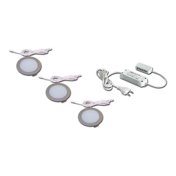 Hera 3er-Set LED-Einbauleuchte ww eds Tr.24/15W 61056303002