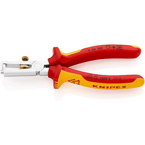KNIPEX Abisolierzange isoliert, 160mm 11 06 160