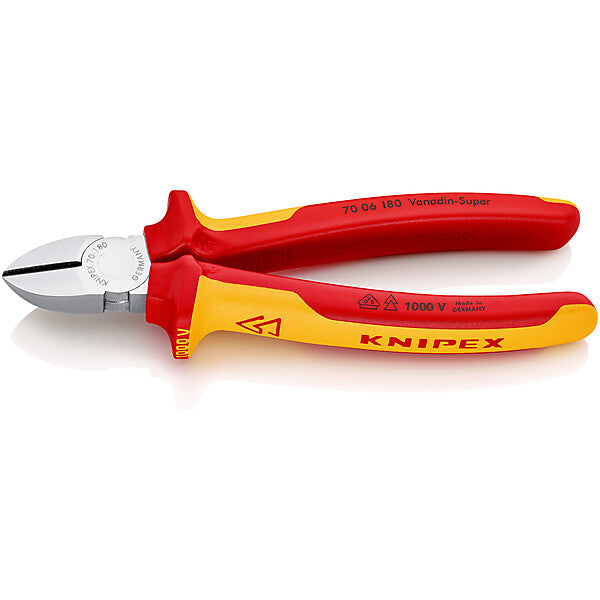 KNIPEX Seitenschneider isoliert, 180mm 70 06 180