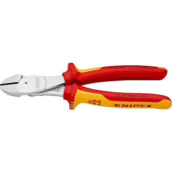 KNIPEX Kraft-Seitenschneider isoliert, 200mm 74 06 200