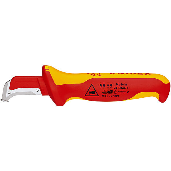 KNIPEX Abmantelungsmesser 155mm 98 55