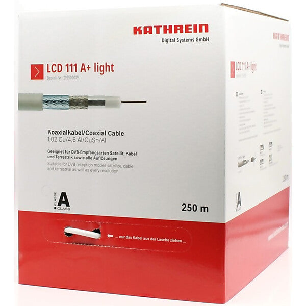 KATHREIN Koaxialkabel A+ 135dB 6,8mm ws LCD111A+lig/250m Eca