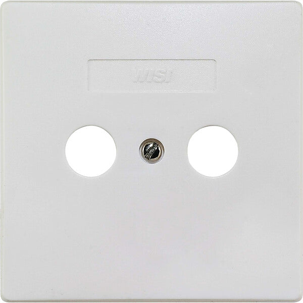 WISI Abdeckplatte 2-Loch 75x75 mm DW42