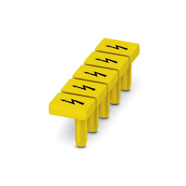 Phoenix Contact Warnschild ge/sw, 5,2mm WS PT 2,5
