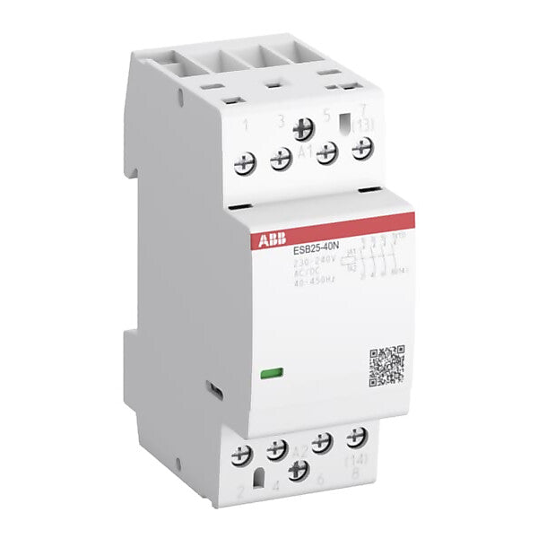 ABB Installationsschütz 25A 230V AC/DC ESB25-04N-06 R0604