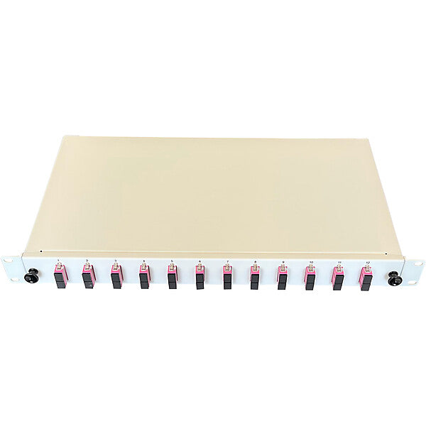 Paschke Spleissbox ausziehbar 19" 12x SCd OM4 PINK 443705VI-12SA