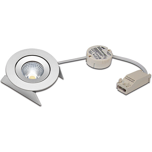 Hera LED-Einbauleuchten Set 230mA chr-mt dim 61001475201