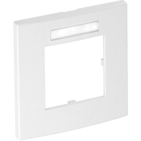 OBO Abdeckrahmen 1fach 84x84mm rws AR45-BSF1 RW