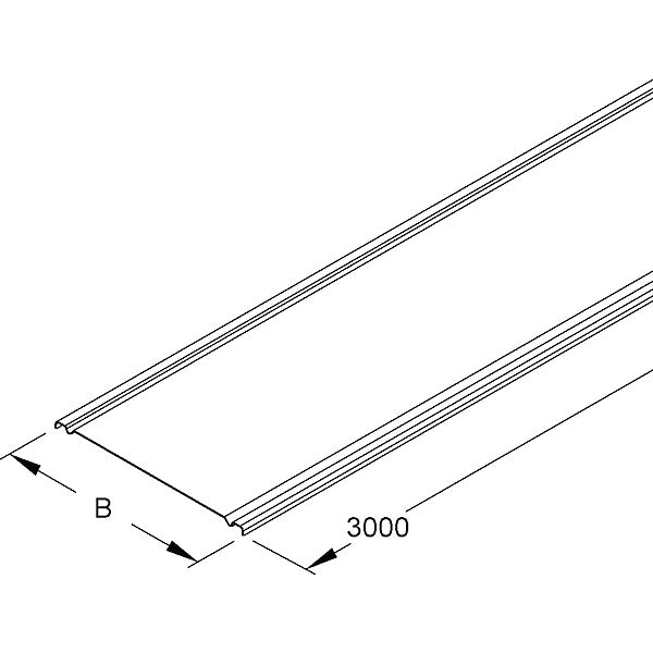 Niedax Gitterrinnen-Deckel 100x3000mm GTD 100 S