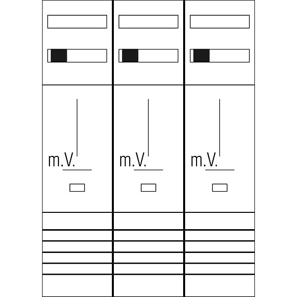 ABN Zählerplatz 3Pkt 3Z Z37130