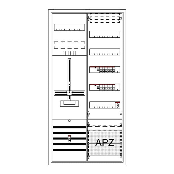 STRIEBEL & JOHN Komplettschrank AP3Pkt.A271Z1V5A2 DA27CBW