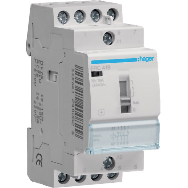 Hager Installationsrelais 16A 2S+2Ö 230V ERC418