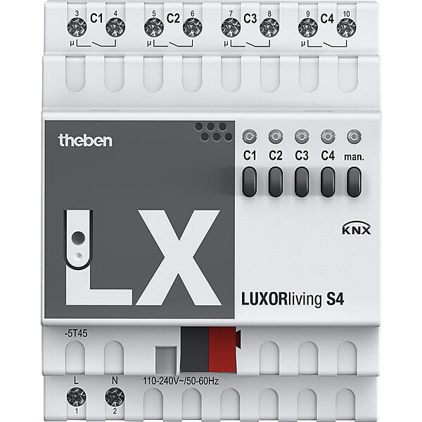 Theben Smart Home-System 4 Kanäle LUXORliving S4