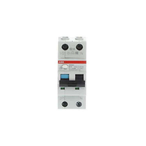ABB FI/LS-Schalter 6kA, 1p+N DS201A-B10/0,03