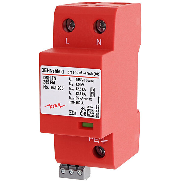 DEHN Kombiableiter DEHNshield Typ 1+2, 1-p. TN Sys DSH TN 255 FM