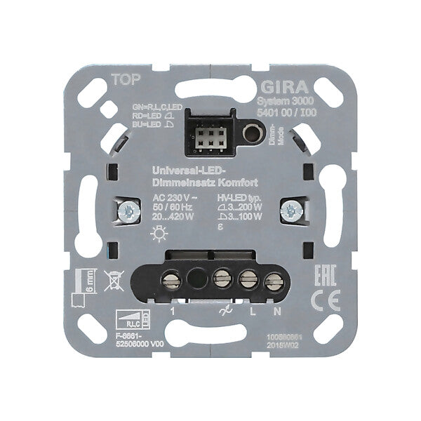 Gira Uni-LED-Dimmeinsatz komfort 540100
