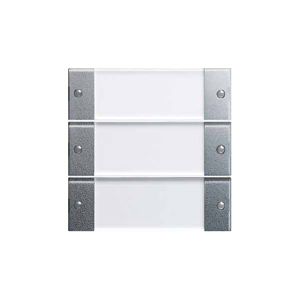 Gira Wippenset 3-fach alu 213326