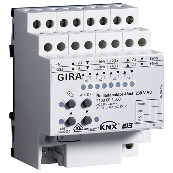 Gira Rollladenaktor KNX/EIB REG 216000