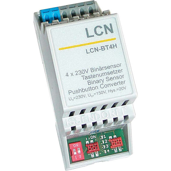 ISSENDORFF Tasten-/Binärsensor 4-f. 230V f.Hutschi. LCN - BT4H