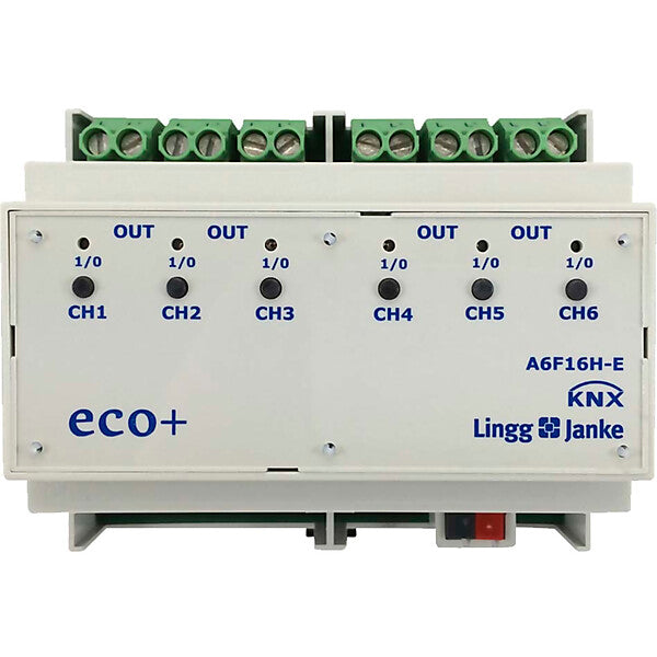 Lingg & Janke Schaltaktor 6-fach 16A A6F16-E A6F16H-E