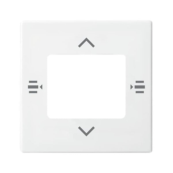 Busch-Jaeger Zentralscheibe alpinweiß 7-fach KNX 6108/61-914