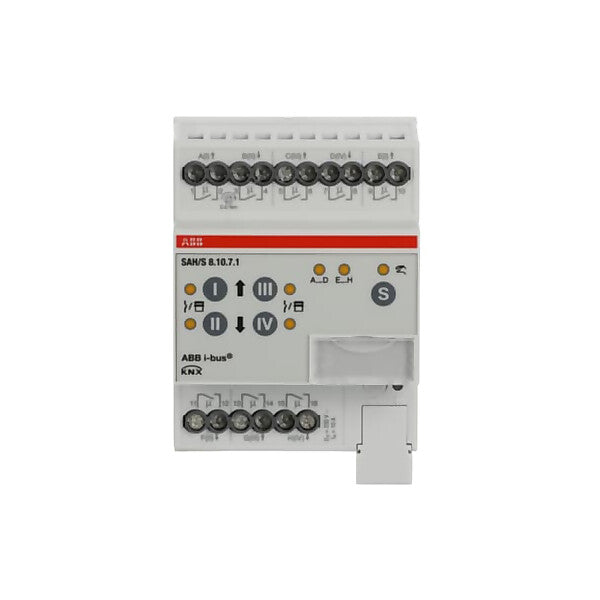 ABB Schalt-/Jalousieaktor 8fach 10A, REG SAH/S8.10.7.1