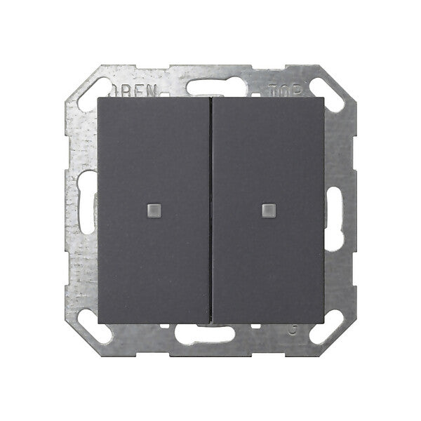 Gira Taster Wippe KNX, 2f, Anthrazit 517328