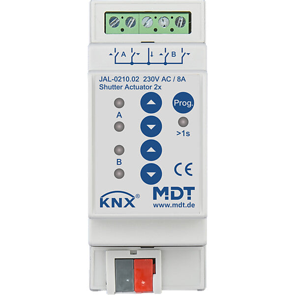 MDT technologies Jalousieaktor 2-fach REG, 10A, 230VAC JAL-0210.02