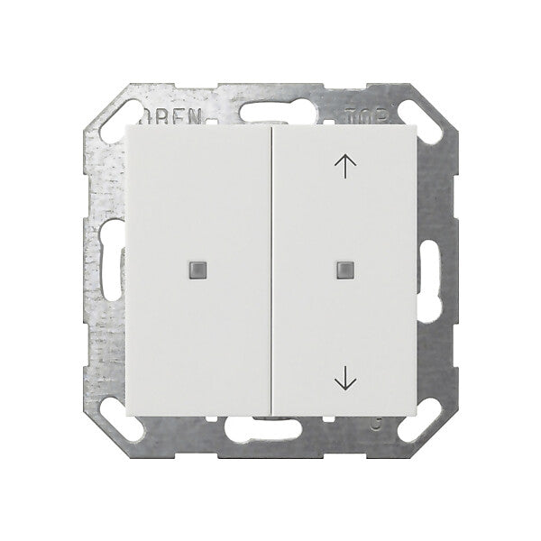 Gira KNX Taster Wippe 2f rws unbedruckt/Pfeile 517503