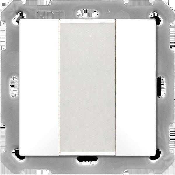 MDT technologies Taster 55 2-fach, Reinweiß matt BE-TA5502.02
