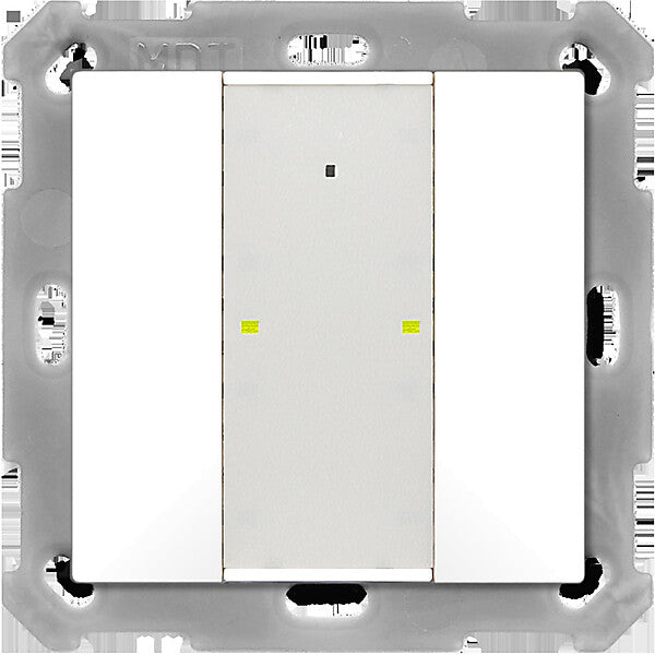 MDT technologies Taster Plus 55 2-fach, Reinweiß glä BE-TA55P2.G2