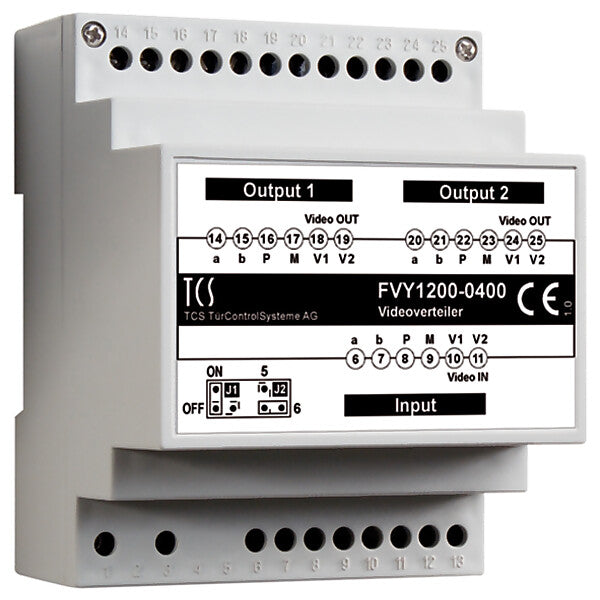 TCS Videosignalverteiler 2fachVT02-SG FVY1200-0400