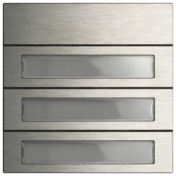 Gira Ruftastenmodul 3fach Edelstahl 5533920