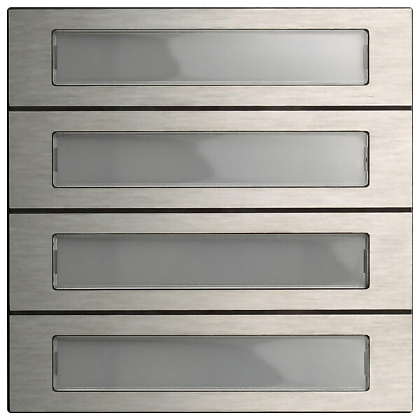 Gira Ruftastenmodul 4fach Edelstahl 5534920