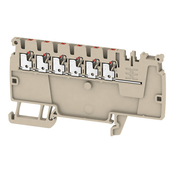 Weidmüller Verteiler-Reihenklemmen 1,5qmm, dunkelbeige AAP11 1.5 LI RD
