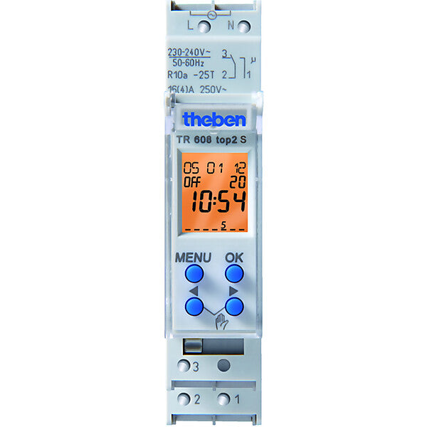 Theben Schaltuhr Digital TR 608 TOP2 S