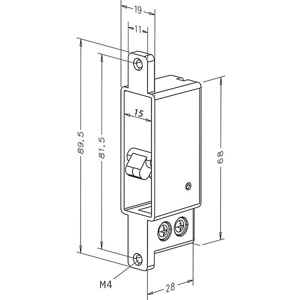 effeff Riegelschaltkontakt 875-10-------00