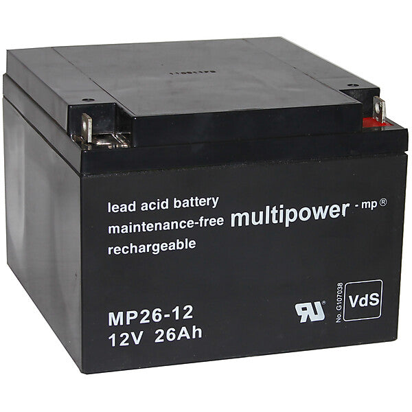 Hückmann Multipower Blei-Akku MP26-12 Pb 12V/26Ah 117381