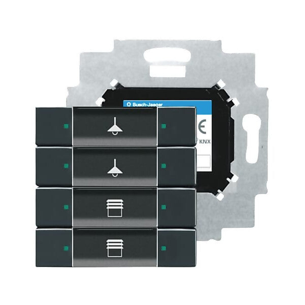 Busch-Jaeger Tastsensor 4fach mit Busankoppler 6127/01-81