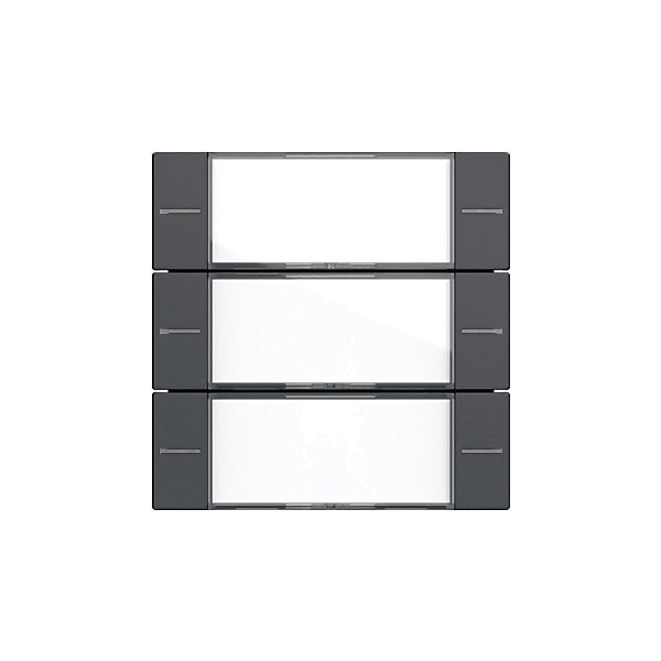 Gira Wippenset 3-fach BSF Tastsensor Anthrazit 577328