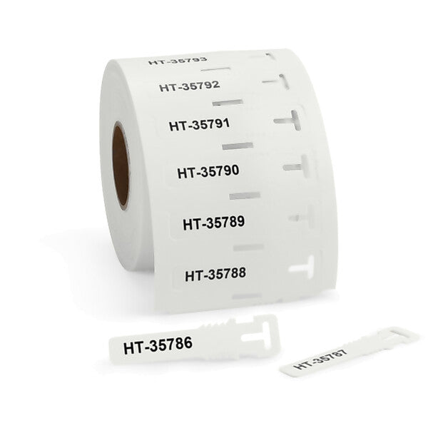 HellermannTyton Kennzeichnungsschilder 12x74mm PUR weiß TAGPU12X74LOOP-BU ws