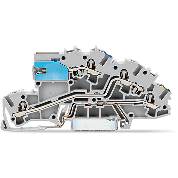 WAGO Installationsetagenklemme 4mm² NT/L/PE grau 2003-7641