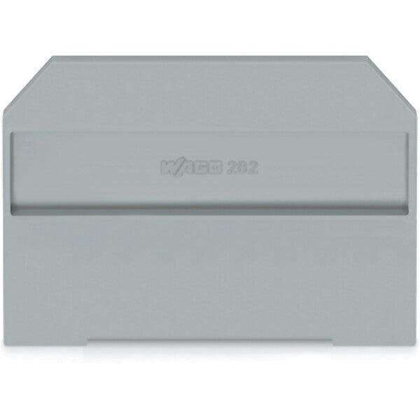 WAGO Abschlußplatte grau 282-311