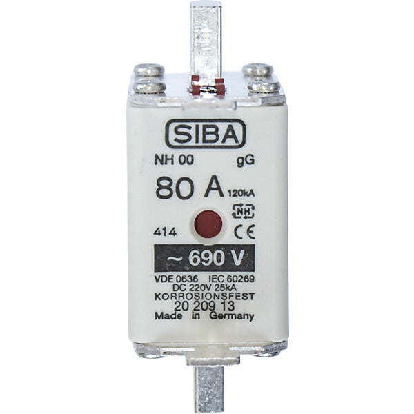 SIBA NH-Sicherungseinsatz 63A NH00 gG 690V 2020913.63