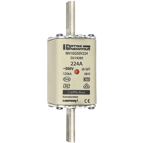 Mersen NH-Sicherungseinsatz SF Gr.1 gG 224A/500V KM NH1GG50V224
